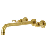 NuWave Two-Handle 3-Hole Wall Mount Roman Tub Faucet