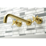 Concord Two-Handle 3-Hole Wall Mount Roman Tub Faucet