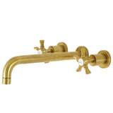 Hamilton Two-Handle 3-Hole Wall Mount Roman Tub Faucet