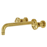 Belknap Two-Handle 3-Hole Wall Mount Roman Tub Faucet