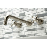 Metropolitan Two-Handle 3-Hole Wall Mount Roman Tub Faucet