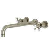 Metropolitan Two-Handle 3-Hole Wall Mount Roman Tub Faucet