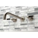 Kaiser Two-Handle 3-Hole Wall Mount Roman Tub Faucet