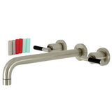 Kaiser Two-Handle 3-Hole Wall Mount Roman Tub Faucet