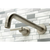 Manhattan Two-Handle 3-Hole Wall Mount Roman Tub Faucet