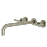 Manhattan Two-Handle 3-Hole Wall Mount Roman Tub Faucet