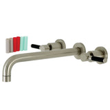 Kaiser Two-Handle 3-Hole Wall Mount Roman Tub Faucet