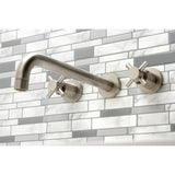 Concord Two-Handle 3-Hole Wall Mount Roman Tub Faucet