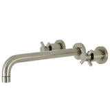 Concord Two-Handle 3-Hole Wall Mount Roman Tub Faucet