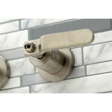 Whitaker Two-Handle 3-Hole Wall Mount Roman Tub Faucet