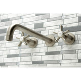 Hamilton Two-Handle 3-Hole Wall Mount Roman Tub Faucet