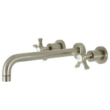 Hamilton Two-Handle 3-Hole Wall Mount Roman Tub Faucet