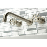 Belknap Two-Handle 3-Hole Wall Mount Roman Tub Faucet