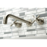 Millennium Two-Handle 3-Hole Wall Mount Roman Tub Faucet