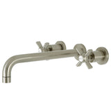 Millennium Two-Handle 3-Hole Wall Mount Roman Tub Faucet