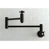 Millennium Two-Handle 1-Hole Wall Mount Pot Filler