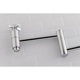 Millennium Two-Handle 1-Hole Wall Mount Pot Filler