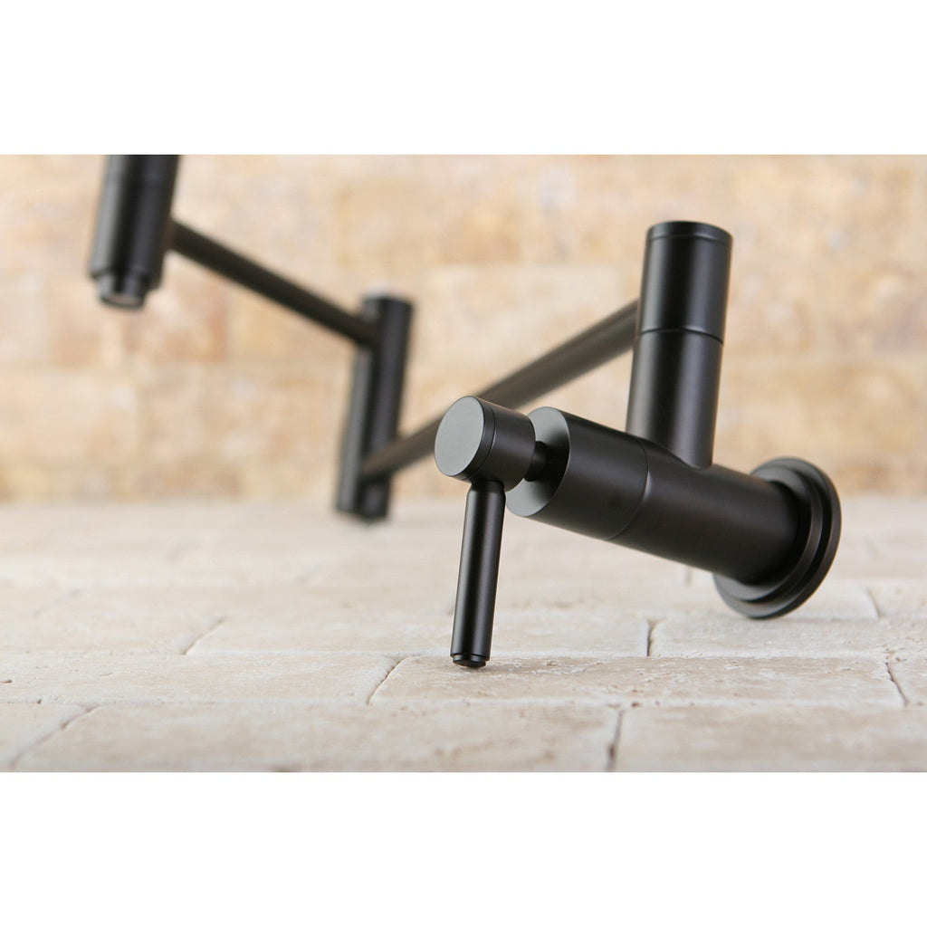 Concord Two-Handle 1-Hole Wall Mount Pot Filler