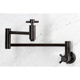 Concord Two-Handle 1-Hole Wall Mount Pot Filler