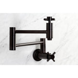 Concord Two-Handle 1-Hole Wall Mount Pot Filler