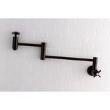 Millennium Two-Handle 1-Hole Wall Mount Pot Filler