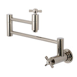 Millennium Two-Handle 1-Hole Wall Mount Pot Filler