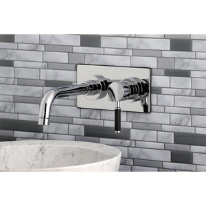 Kaiser Single-Handle 2-Hole Wall Mount Bathroom Faucet