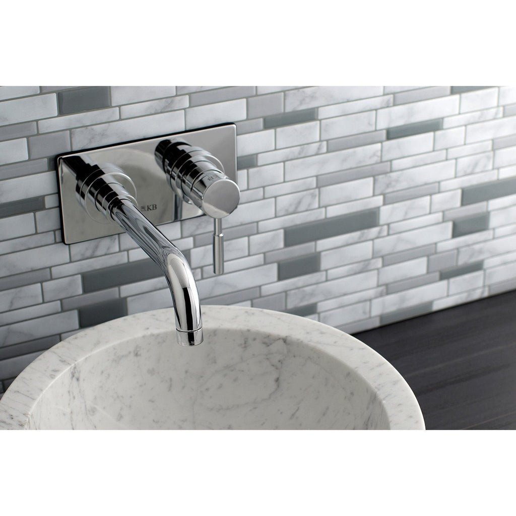 Concord Single-Handle 2-Hole Wall Mount Bathroom Faucet