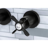 Essex Two-Handle 3-Hole Wall Mount Bathroom Faucet