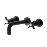 Essex Two-Handle 3-Hole Wall Mount Bathroom Faucet