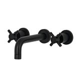 Concord Two-Handle 3-Hole Wall Mount Bathroom Faucet