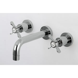 Essex Two-Handle 3-Hole Wall Mount Bathroom Faucet