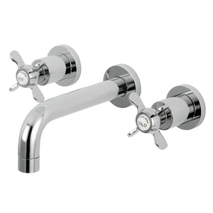 Essex Double-Handle 3-Hole Wall Mount Bathroom Faucet