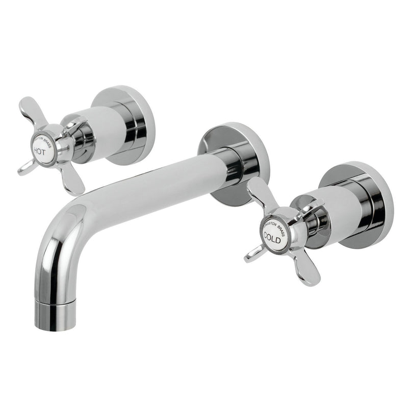 Essex Double-Handle 3-Hole Wall Mount Bathroom Faucet