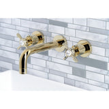 Essex Two-Handle 3-Hole Wall Mount Bathroom Faucet