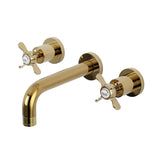 Essex Two-Handle 3-Hole Wall Mount Bathroom Faucet