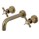 Essex Two-Handle 3-Hole Wall Mount Bathroom Faucet