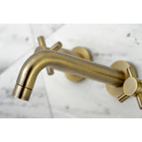 Concord Double-Handle 3-Hole Wall Mount Bathroom Faucet