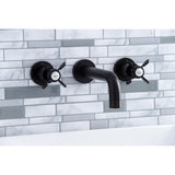 Essex Two-Handle 3-Hole Wall Mount Bathroom Faucet