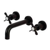 Essex Two-Handle 3-Hole Wall Mount Bathroom Faucet