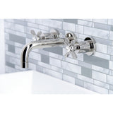 Essex Two-Handle 3-Hole Wall Mount Bathroom Faucet