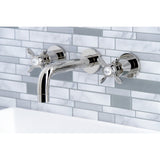 Essex Two-Handle 3-Hole Wall Mount Bathroom Faucet