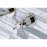 Essex Two-Handle 3-Hole Wall Mount Bathroom Faucet