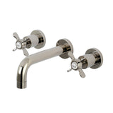 Essex Double-Handle 3-Hole Wall Mount Bathroom Faucet
