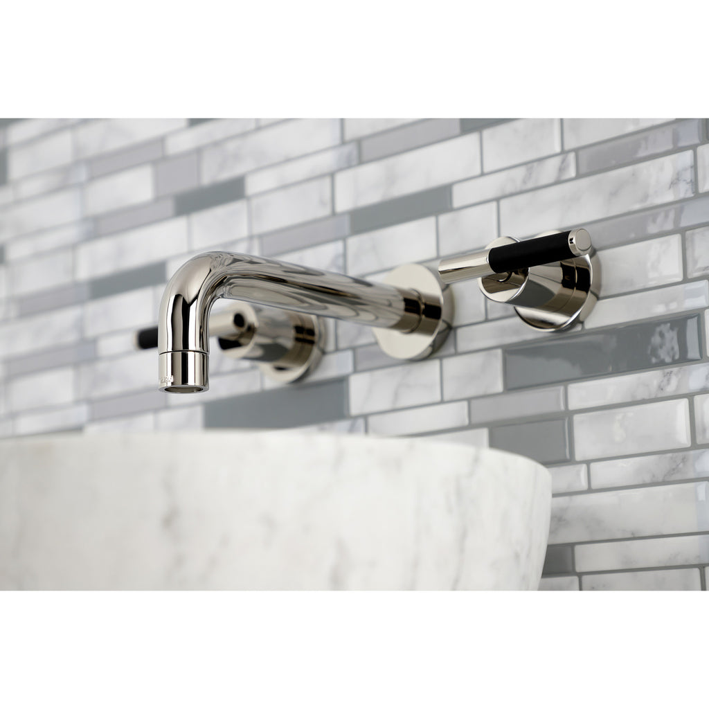 Kaiser Two-Handle Wall Mount Bathroom Faucet