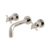 Concord Two-Handle 3-Hole Wall Mount Bathroom Faucet