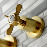 Essex Double-Handle 3-Hole Wall Mount Bathroom Faucet