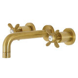 Essex Two-Handle 3-Hole Wall Mount Bathroom Faucet