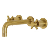 Concord Two-Handle 3-Hole Wall Mount Bathroom Faucet