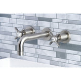 Essex Two-Handle 3-Hole Wall Mount Bathroom Faucet